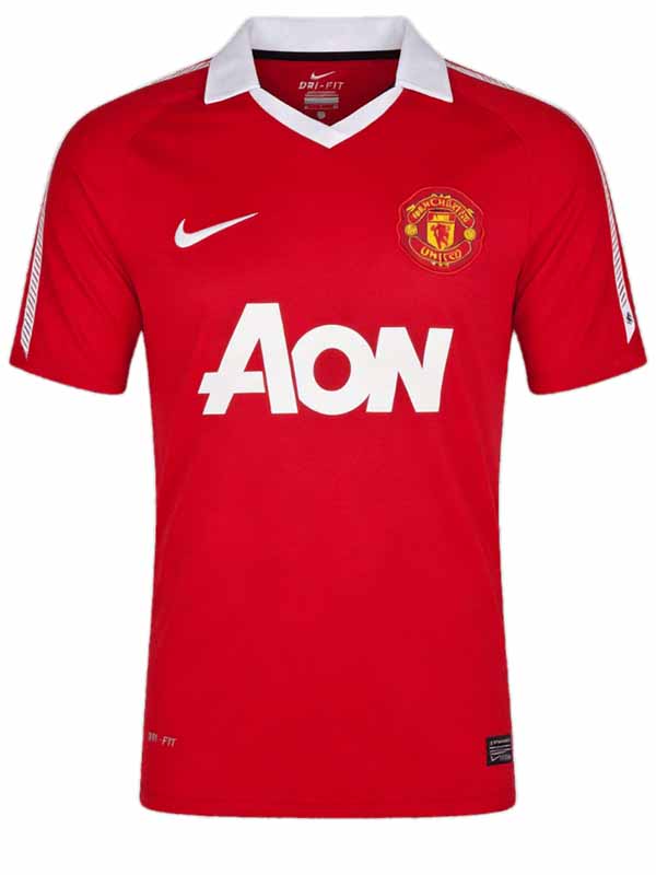 Manchester united home jersey mens retro shirt 2010-2011